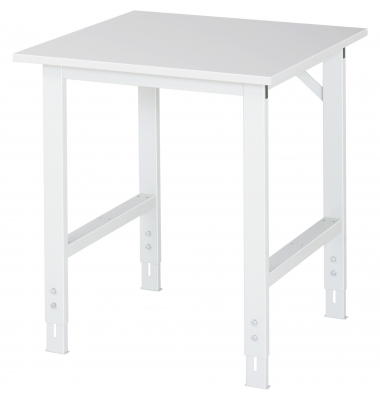 RAU Arbeitstisch 750x800x760-1080 M-Platte 22mm l.gr