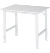 RAU Arbeitstisch 1000x800x760-1080 M-Platte 22mm l.gr