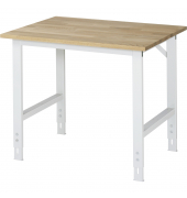 RAU Arbeitstisch 1000x800x760-1080 B-Platte 25mm l.gr