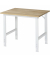 RAU Arbeitstisch 1000x800x760-1080 B-Platte 25mm l.gr