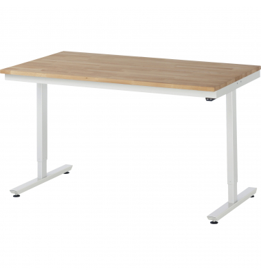 RAU Arbeitstisch 1500x800x720-1120 elektrisch B-Platte 25mm l.gr