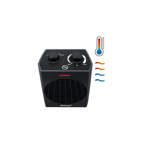 4011833500922 - Heizlüfter 1000 2000 W LxBxH 120 x 190 x 230 mm ab 3 Stk 4011833500922 - Heizlüfter 1000 2000 W LxBxH 120 x 190 x 230 mm ab 3 Stk
