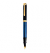 Souverän R800 Tintenroller schwarzblaugold 0,5 mm, Schreibfarbe: schwarz