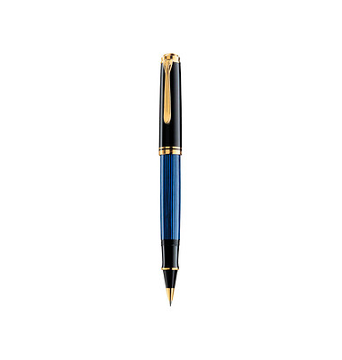 Souverän R800 Tintenroller schwarzblaugold 0,5 mm, Schreibfarbe: schwarz