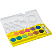 aquaplus Wasserfarbkasten 12 Farben