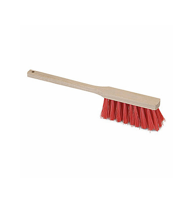 Handfeger Langstiel rot Holz 43,0 cm breit