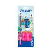 Combino Schreiblern- Bleistift-Set B pink mit Tiermotiv 1 Set