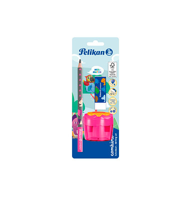 Combino Schreiblern- Bleistift-Set B pink mit Tiermotiv 1 Set