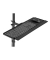 Monitor-Maus-Tastatur-Halterung DA-90374 schwarz für 1 Monitor, 1 Tastatur, 1 Maus