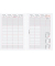 Kalendereinlage B250825, 1 Woche /  2 Seiten, 149x210mm (A5), 2026