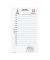 Kalendereinlage B260325, bindSYSTEM, 1 Tag / 1 Seite, 9,5x17,2cm (BxH) (A6), 2025