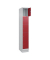 Schließfachschrank Classic PLUS lichtgrau, rubinrot 080020-105 S10001, 5 Schließfächer 30,0 x 50,0 x 195,0 cm
