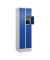 Schließfachschrank Classic PLUS enzianblau, lichtgrau 080020-205 S10003, 10 Schließfächer 60,0 x 50,0 x 195,0 cm