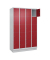Schließfachschrank Classic PLUS lichtgrau, rubinrot 080020-405 S10001, 20 Schließfächer 120,0 x 50,0 x 195,0 cm