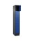 Schließfachschrank Classic PLUS enzianblau, schwarzgrau 080020-105 S10031, 5 Schließfächer 30,0 x 50,0 x 195,0 cm