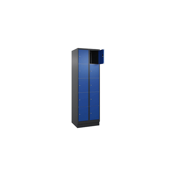 4068427433609 - Schließfachschrank Classic PLUS enzianblau schwarzgrau 080020-205 S10036 10 Schließfächer 600 x 500 x 1950 cm 4068427433609 4068427433609 - Schließfachschrank Classic PLUS enzianblau schwarzgrau 080020-205 S10036 10 Schließfächer 600 x 500 x 1950 cm 4068427433609