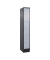 Schließfachschrank Classic PLUS schwarzgrau, weißaluminium 080020-103 S10013, 3 Schließfächer 30,0 x 50,0 x 195,0 cm