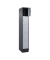 Schließfachschrank Classic PLUS schwarzgrau, weißaluminium 080020-105 S10036, 5 Schließfächer 30,0 x 50,0 x 195,0 cm
