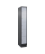 Schließfachschrank Classic PLUS schwarzgrau, weißaluminium 080020-105 S10036, 5 Schließfächer 30,0 x 50,0 x 195,0 cm
