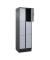 Schließfachschrank Classic PLUS schwarzgrau, weißaluminium 080020-203 S10013, 6 Schließfächer 60,0 x 50,0 x 195,0 cm