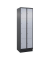 Schließfachschrank Classic PLUS schwarzgrau, weißaluminium 080020-204 S10040, 8 Schließfächer 60,0 x 50,0 x 185,0 cm