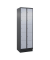 Schließfachschrank Classic PLUS schwarzgrau, weißaluminium 080020-205 S10013, 10 Schließfächer 60,0 x 50,0 x 195,0 cm