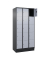 Schließfachschrank Classic PLUS schwarzgrau, weißaluminium 080020-305 S10014, 15 Schließfächer 90,0 x 50,0 x 195,0 cm