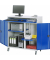 RAU Computerschrank 1100x520x1185mm mobil l.gre.bl