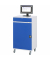 RAU Computerschrank 650x520x1185mm mobil l.gre.bl