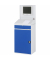 RAU Computerschrank 650x520x1770mm stationär l.gre.bl