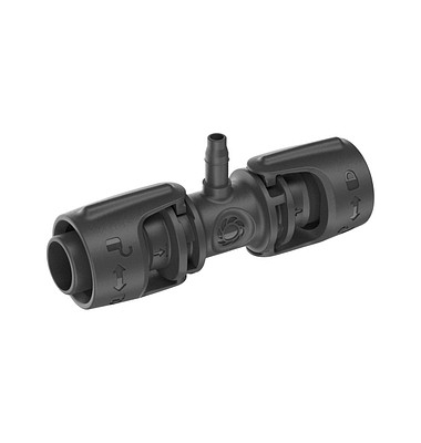 Tropfschlauchverbinder Micro-Drip-System T-Stück 13 mm (12) – 4,6 mm (316)