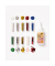 Bio Glitter & Pailletten-Set Glitzer farbsortiert