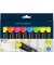Textmarker Job, 115068, Etui, 8-farbig sortiert, 1-5mm Keilspitze