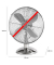 Tischventilator VL 3063 M 330630 3-stufig silber