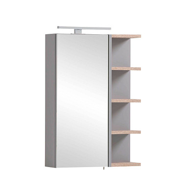 Spiegelschrank Balto 157387 platingrau 49,7 x 16,0 x 74,4 cm