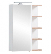 Spiegelschrank Balto 157385 weiß 49,7 x 16,0 x 74,4 cm
