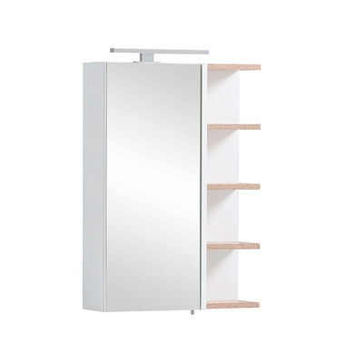 Spiegelschrank Balto 157385 weiß 49,7 x 16,0 x 74,4 cm