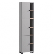 Badschrank Balto 157482 platingrau 44,9 x 23,4 x 167,6 cm