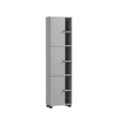 Badschrank Balto 157482 platingrau 44,9 x 23,4 x 167,6 cm