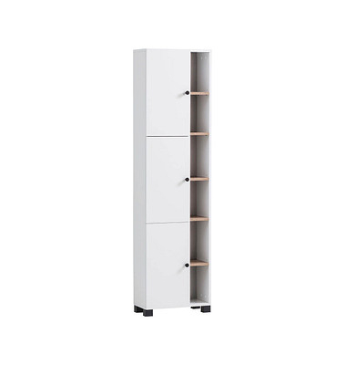 Badschrank Balto 157483 weiß 44,9 x 23,4 x 167,6 cm