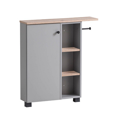 Badschrank Balto 157452 platingrau 70,7 x 17,0 x 76,8 cm