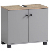 Waschbeckenunterschrank Balto 157426 platingrau 59,8 x 32,6 x 62,4 cm