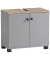 Waschbeckenunterschrank Balto 157426 platingrau 59,8 x 32,6 x 62,4 cm