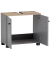 Waschbeckenunterschrank Balto 157426 platingrau 59,8 x 32,6 x 62,4 cm
