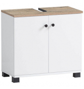 Waschbeckenunterschrank Balto 157427 weiß 59,8 x 32,6 x 62,4 cm