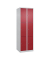Schließfachschrank Classic Plus lichtgrau, rubinrot 080000-203 S10001, 9 Schließfächer 60,0 x 50,0 x 185,0 cm