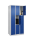 Schließfachschrank Classic Plus enzianblau, lichtgrau 080000-303 S10003, 6 Schließfächer 90,0 x 50,0 x 185,0 cm