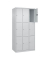 Schließfachschrank Classic Plus lichtgrau 080000-303 S10008, 6 Schließfächer 90,0 x 50,0 x 185,0 cm