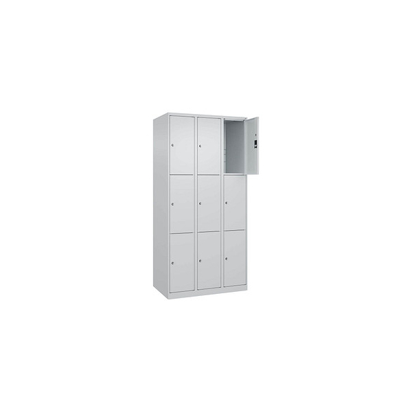 4067521351840 - Schließfachschrank Classic Plus lichtgrau 080000-303 S10008 6 Schließfächer 900 x 500 x 1850 cm 4067521351840 C+P-Möbel 4067521351840 - Schließfachschrank Classic Plus lichtgrau 080000-303 S10008 6 Schließfächer 900 x 500 x 1850 cm 4067521351840 C+P-Möbel