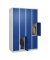 Schließfachschrank Classic Plus enzianblau, lichtgrau 080000-403 S10003, 12 Schließfächer 120,0 x 50,0 x 185,0 cm